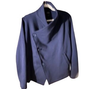 Torrid deep blue soft Asymmetrical Jacket
